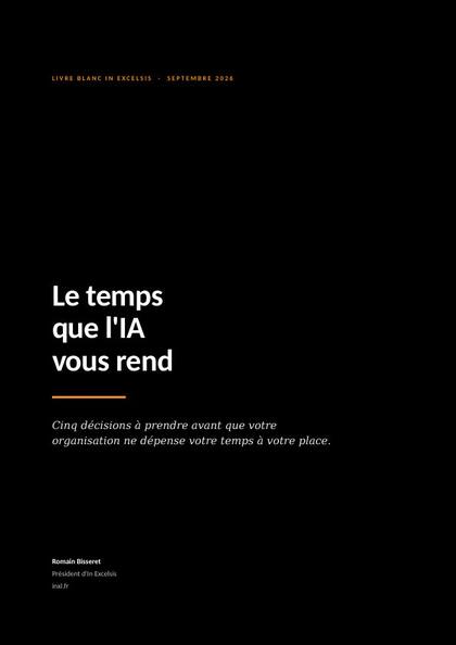 Couverture du livre blanc Le temps que l'IA vous rend